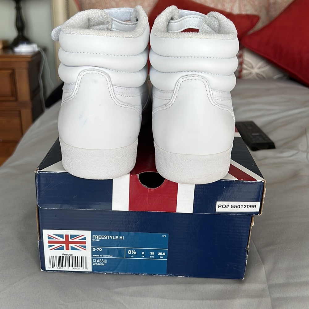 Reebok Freestyle Hi shoes with original box